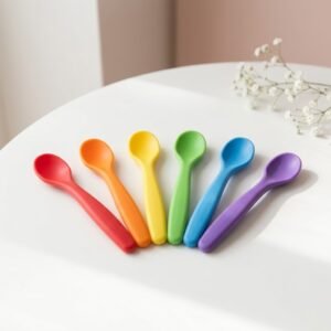 Rainbow Mealtime Spoon Set (6 pcs)