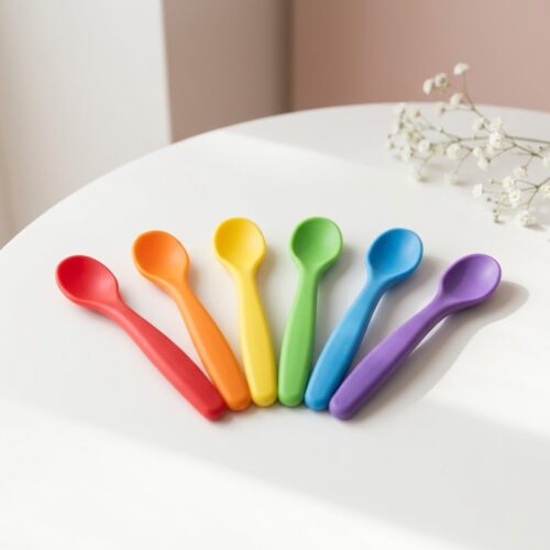 Rainbow Mealtime Spoon Set (6 pcs)